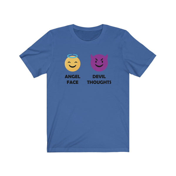 Angel Face, Devil Thoughts-T-Shirt for Women - Canadian Fox