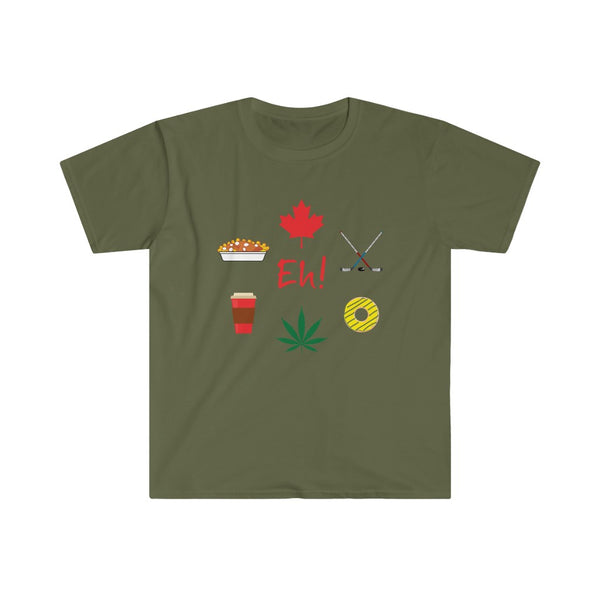 Canadian Things, Eh!-T-Shirt for Men - Canadian Fox
