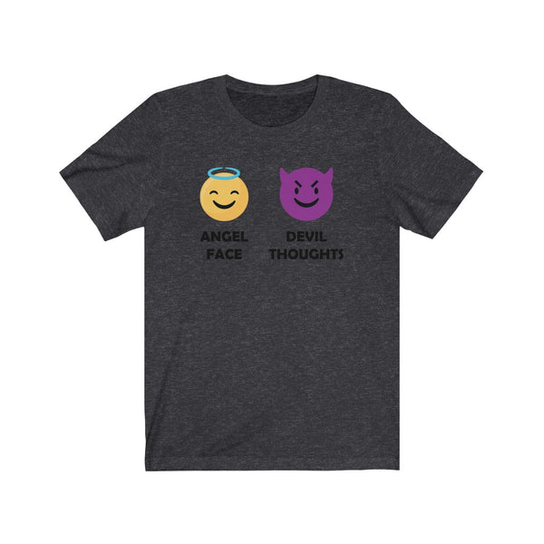 Angel Face, Devil Thoughts-T-Shirt for Women - Canadian Fox