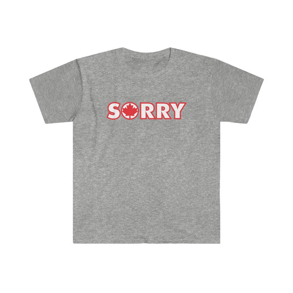 Sorry-T-Shirt for Men - Canadian Fox