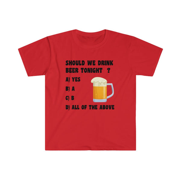 Beer Tonight ?-T-Shirt for Men - Canadian Fox