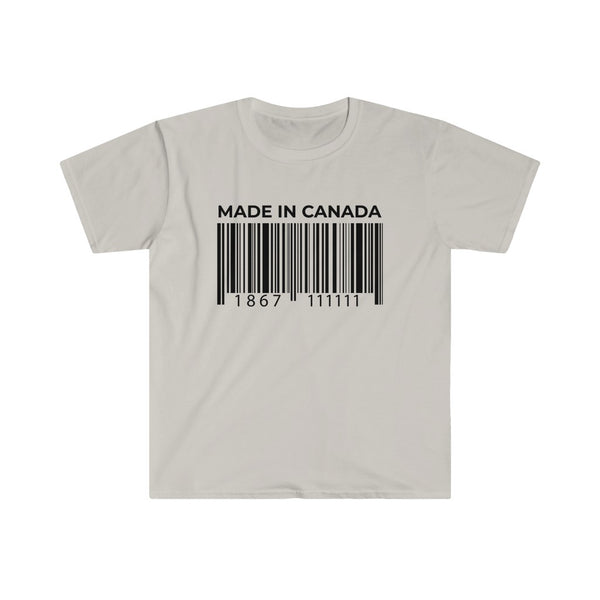 Canadian Barcode-T-Shirt for Men - Canadian Fox