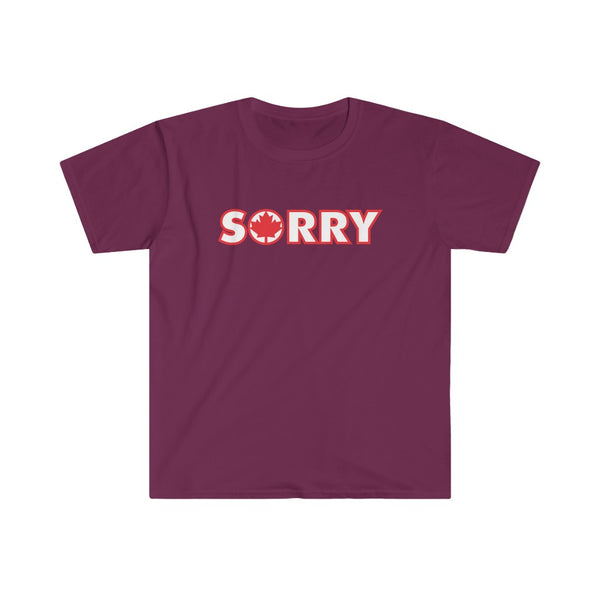 Sorry-T-Shirt for Men - Canadian Fox