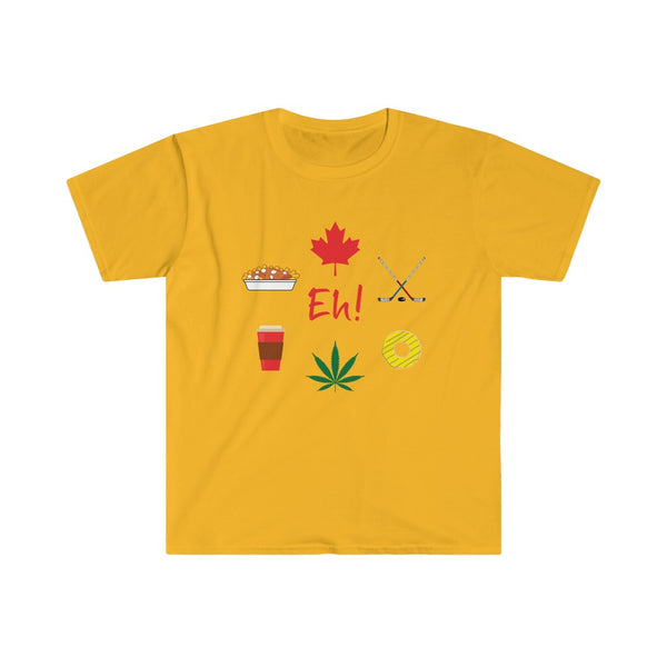 Canadian Things, Eh!-T-Shirt for Men - Canadian Fox