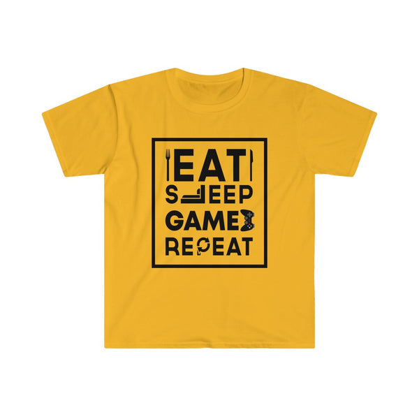 Eat, Sleep, Game, Repeat-T-Shirt for Men - Canadian Fox