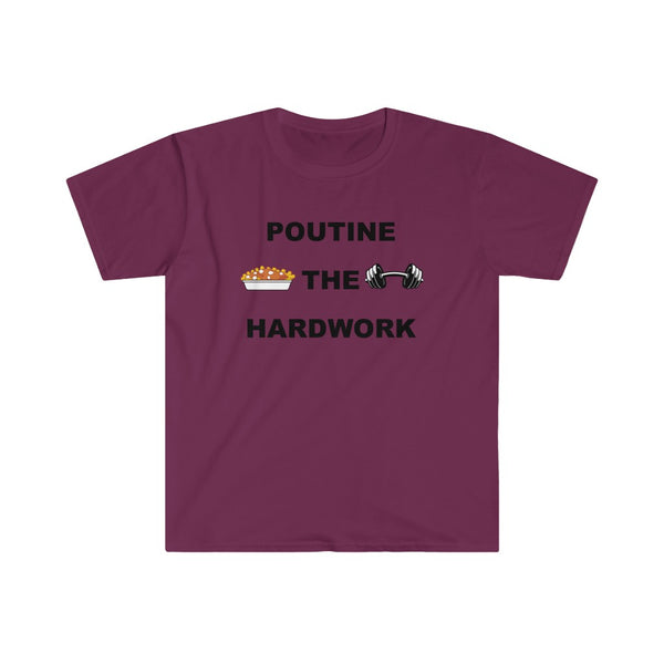 Poutine The Hardwork-T-Shirt for Men - Canadian Fox