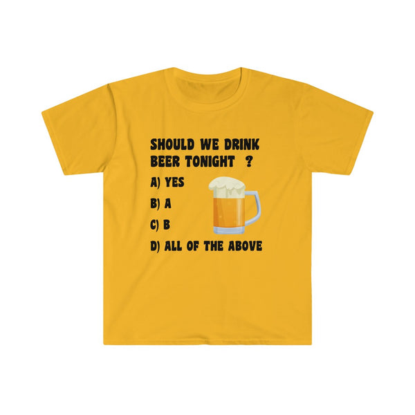 Beer Tonight ?-T-Shirt for Men - Canadian Fox