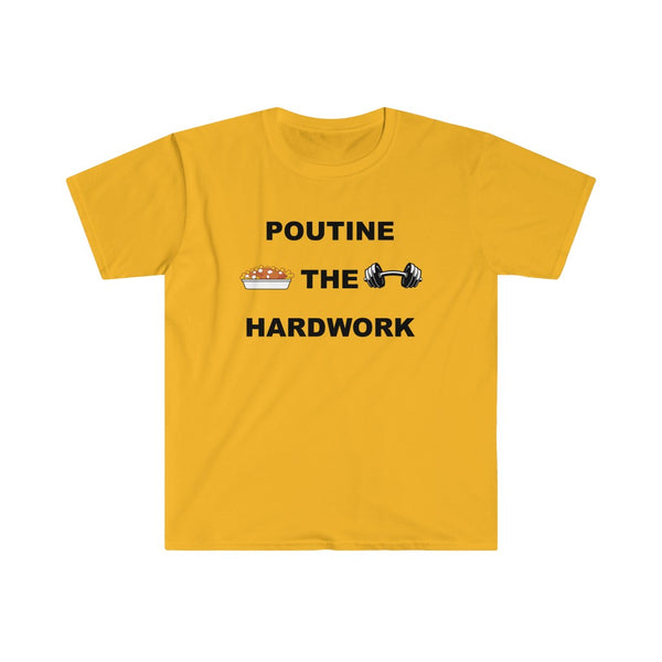 Poutine The Hardwork-T-Shirt for Men - Canadian Fox