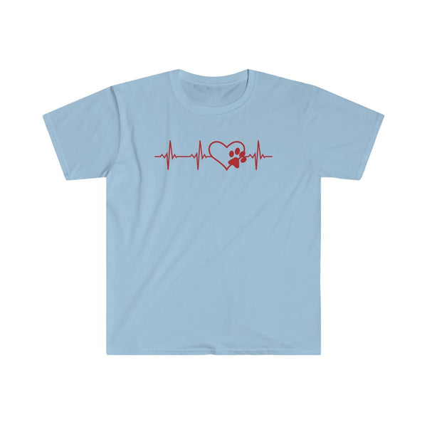 Paws Heartbeat-T-Shirt for Men - Canadian Fox