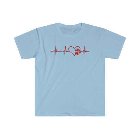 Paws Heartbeat-T-Shirt for Men - Canadian Fox