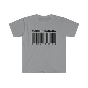 Canadian Barcode-T-Shirt for Men - Canadian Fox