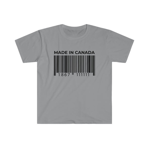 Canadian Barcode-T-Shirt for Men - Canadian Fox