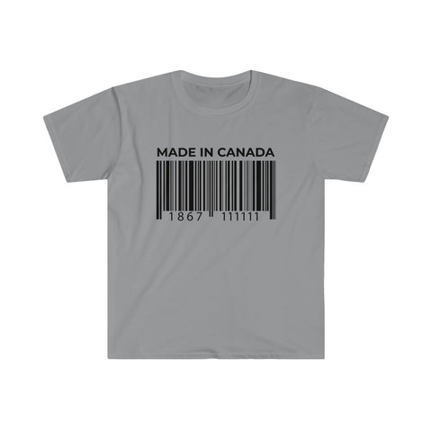 Canadian Barcode-T-Shirt for Men - Canadian Fox
