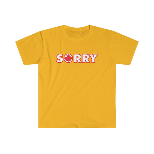 Sorry-T-Shirt for Men - Canadian Fox