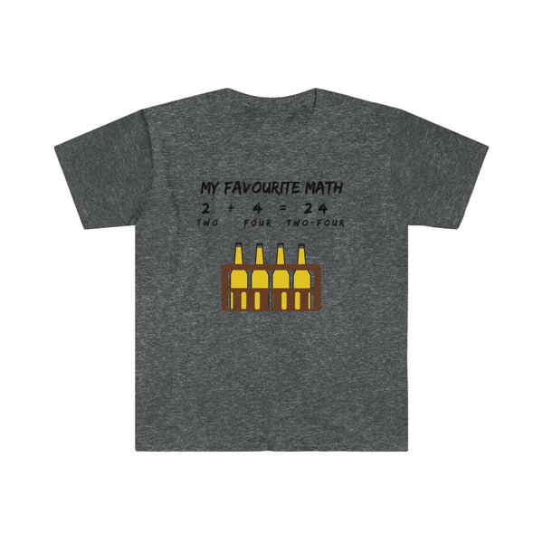 Two + Four = Two-Four-T-Shirt for Men - Canadian Fox
