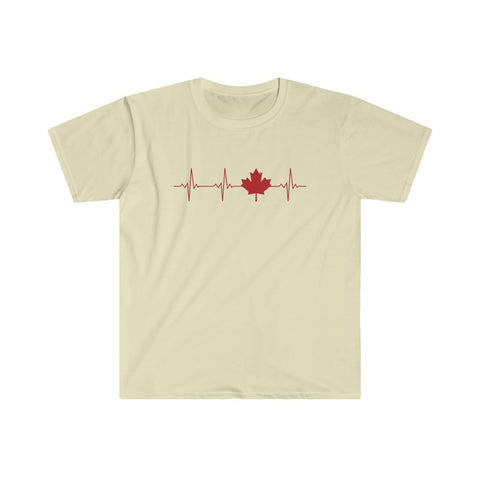 Canadian Heartbeat-T-Shirt for Men - Canadian Fox