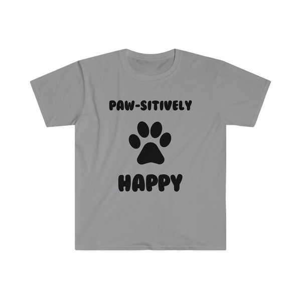 Paw-sitively Happy-T-Shirt for Men - Canadian Fox