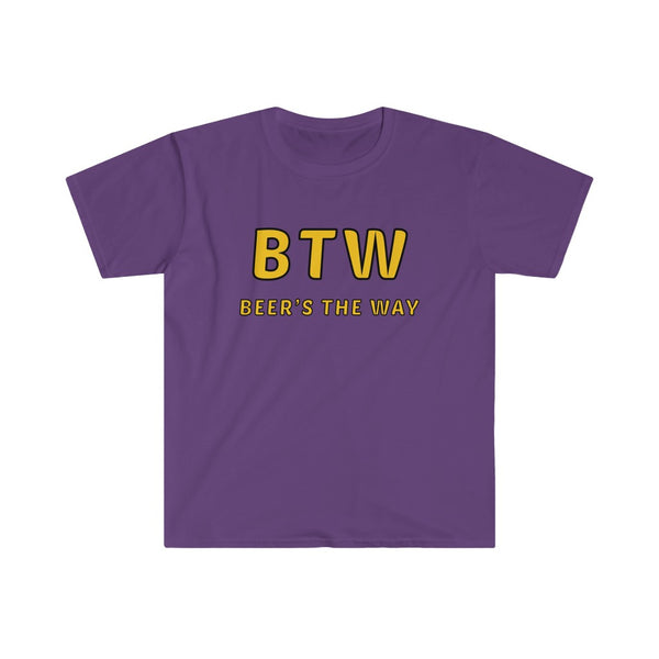 BTW : Beer's The Way-T-Shirt for Men - Canadian Fox