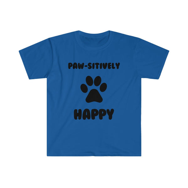 Paw-sitively Happy-T-Shirt for Men - Canadian Fox