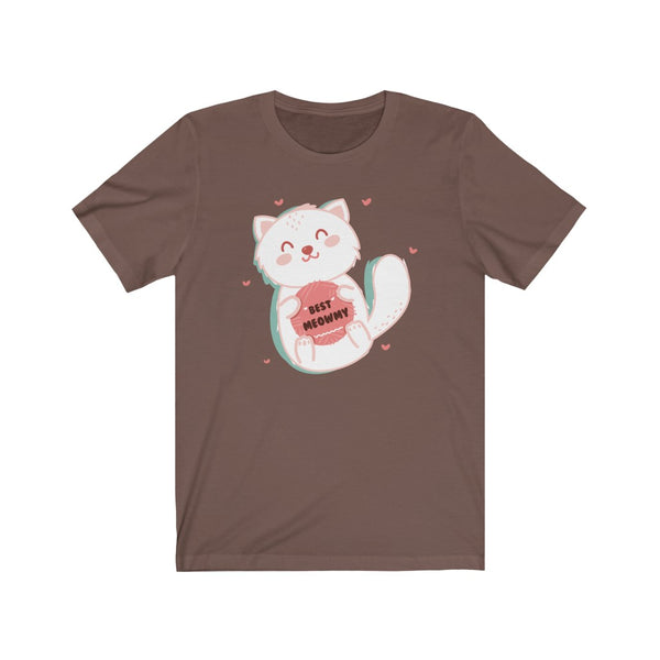 Best Meowmy - Cat-T-Shirt for Women - Canadian Fox