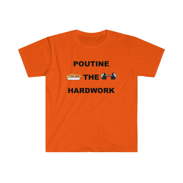 Poutine The Hardwork-T-Shirt for Men - Canadian Fox