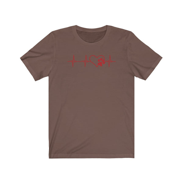 Paws Heartbeat-T-Shirt for Women - Canadian Fox