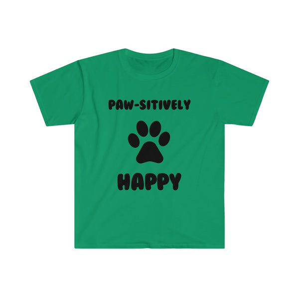 Paw-sitively Happy-T-Shirt for Men - Canadian Fox