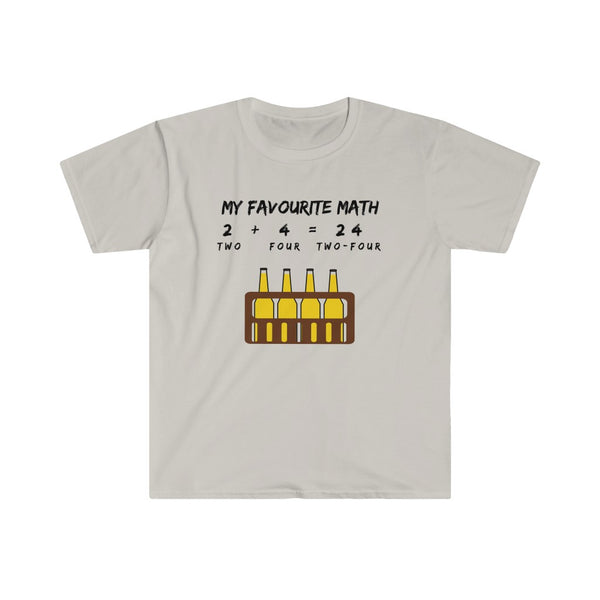 Two + Four = Two-Four-T-Shirt for Men - Canadian Fox