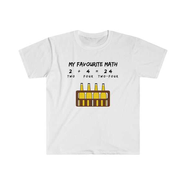 Two + Four = Two-Four-T-Shirt for Men - Canadian Fox