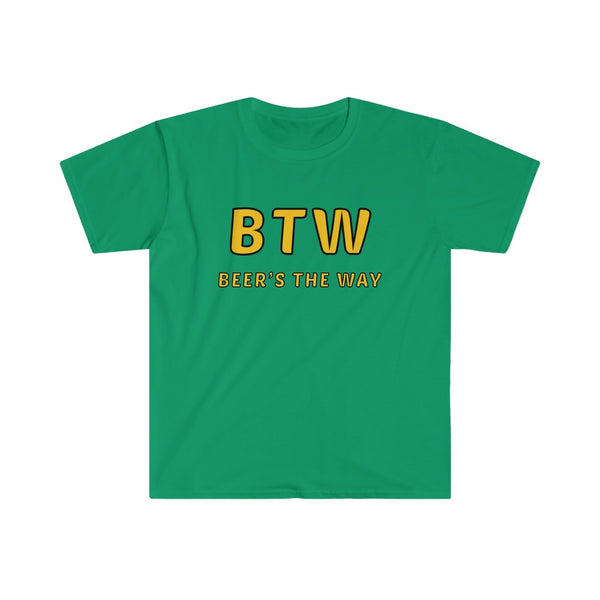 BTW : Beer's The Way-T-Shirt for Men - Canadian Fox