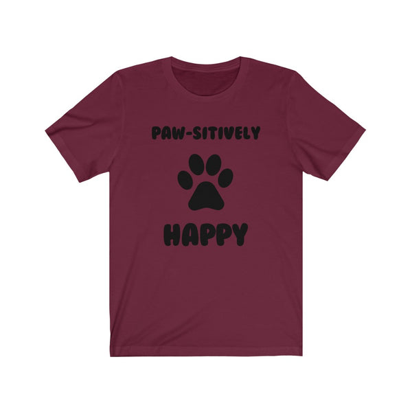 Paw-sitively Happy-T-Shirt for Women - Canadian Fox