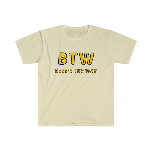 BTW : Beer's The Way-T-Shirt for Men - Canadian Fox