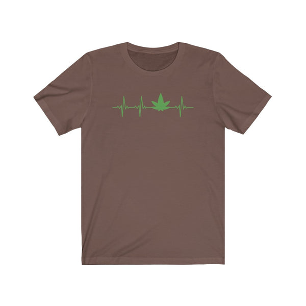 Weed Heartbeat-T-Shirt for Women - Canadian Fox